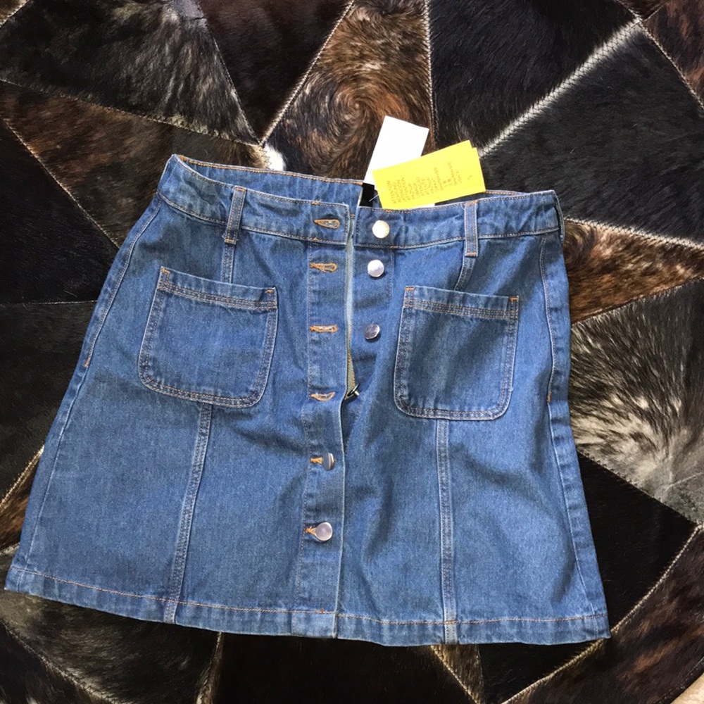 Denim skirt